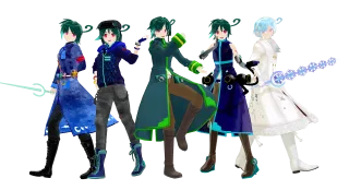 All Rizumu Teion MMD Models