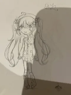 Full body (paper sketch)